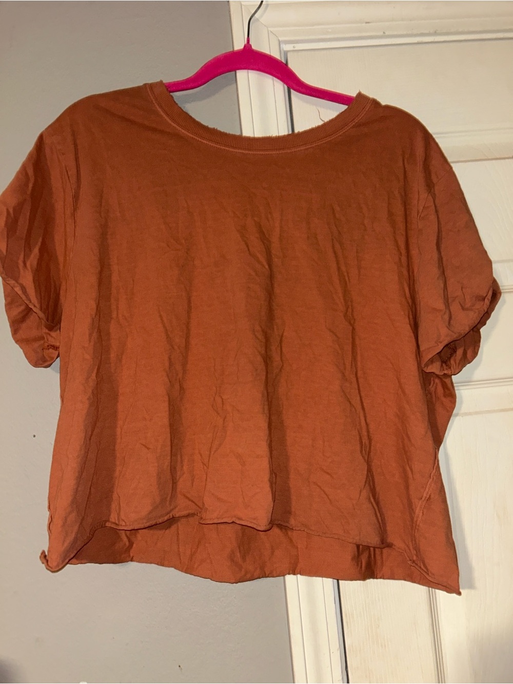 wild fable Rust Orange Boxy Short Sleeve Tee